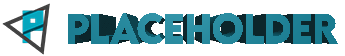 a logo saying Placeholder in 3D.